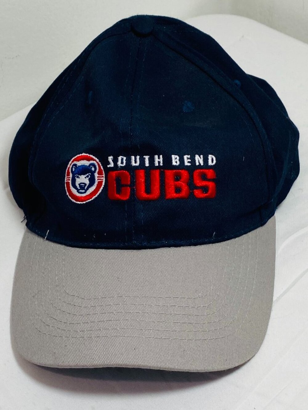 NEW South Bend Cubs Baseball Cap Embroidered Bear & Four Winds Field Adjustable